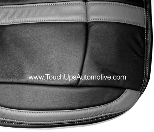 13-18 Dodge Ram Crew or Quad Cab Black Diesel Gray accents Katzkin Leather Seat Covers