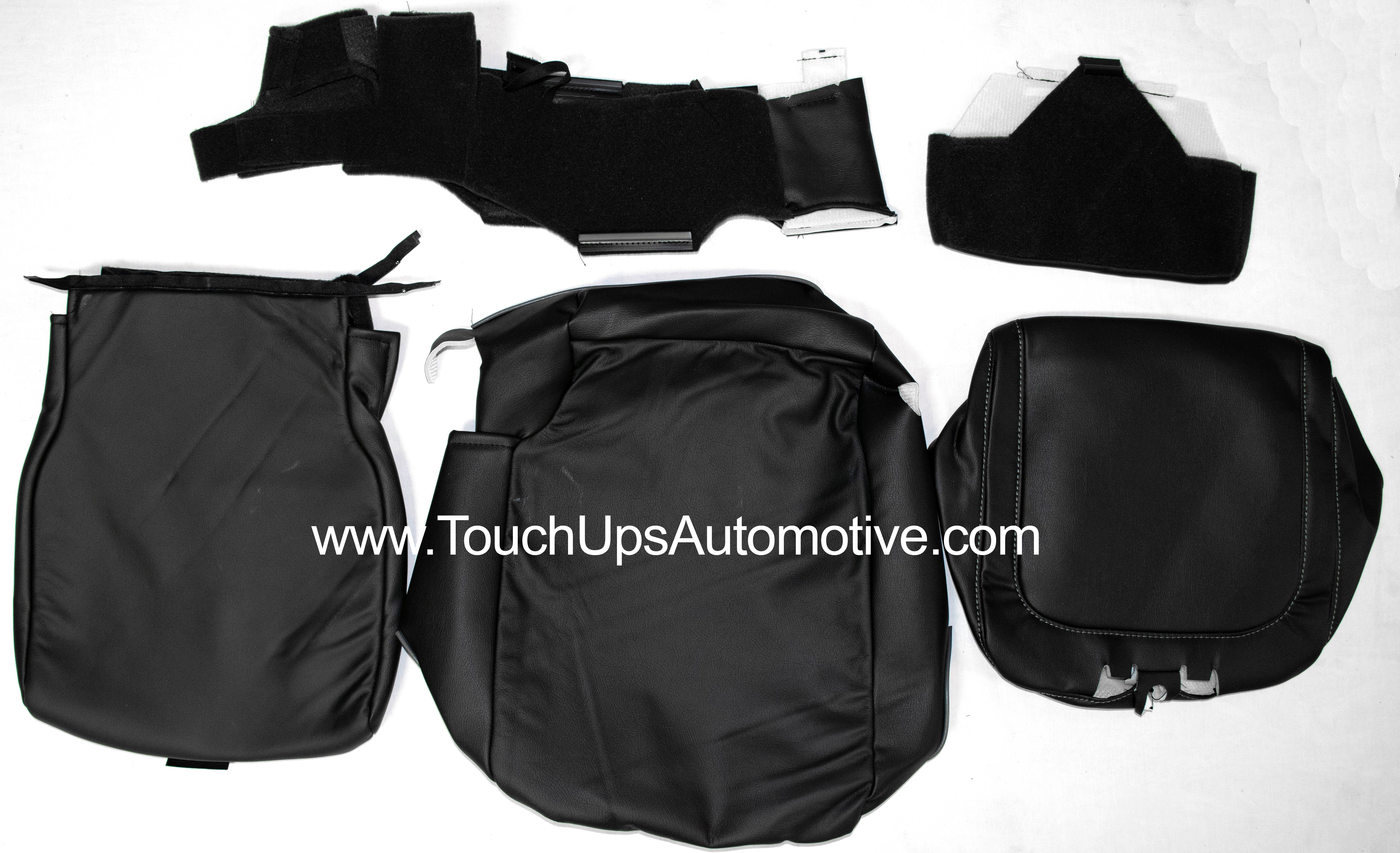 13-18 Dodge Ram Crew or Quad Cab Black Diesel Gray accents Katzkin Leather Seat Covers
